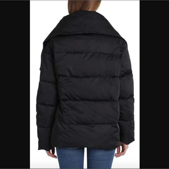 Avec Les Filles Wrap Puffer Jacket Black - Picture 7 of 9